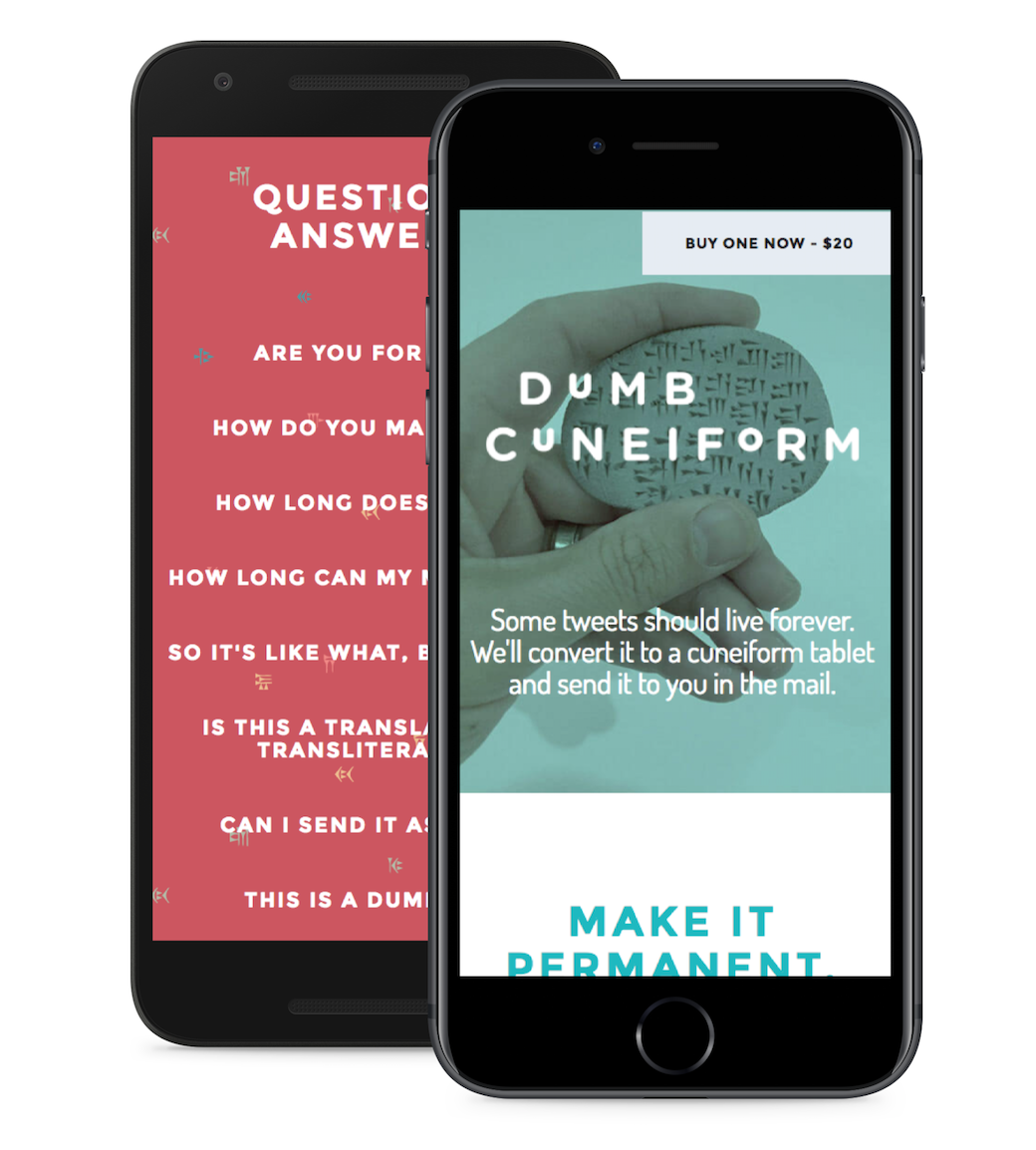 Does it have a fun marketing site? Yes of course