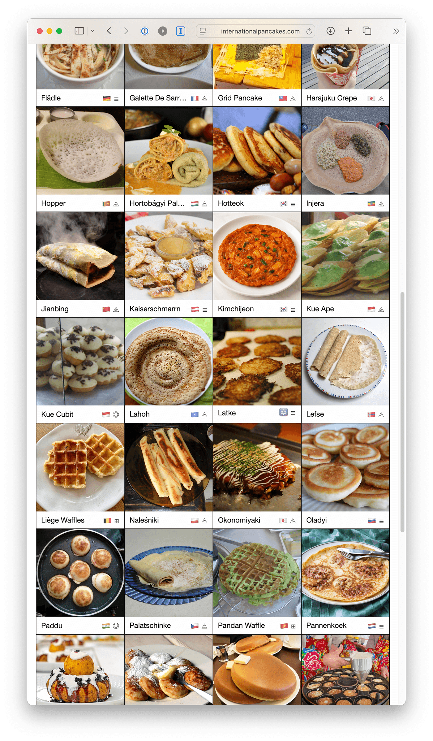 No, seriously, the world is full of delicious International Pancakes